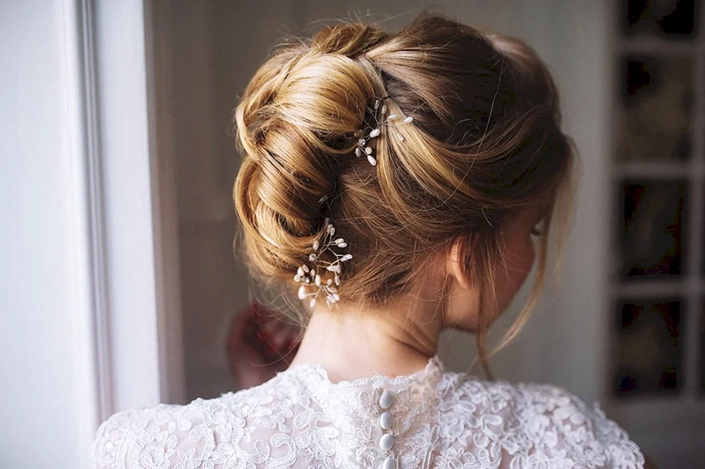 Farbige Frisuren für langes Haar