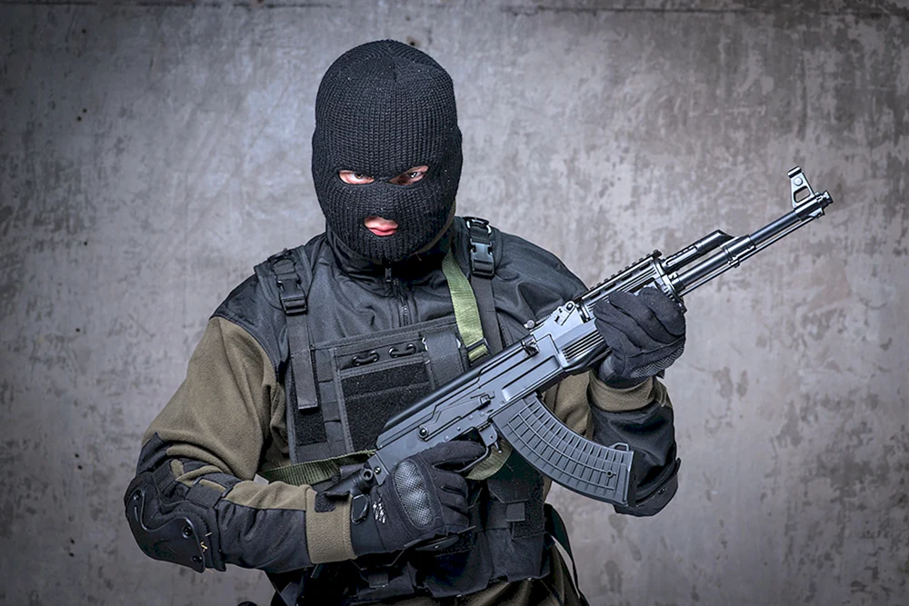 Soldat in Balaclava