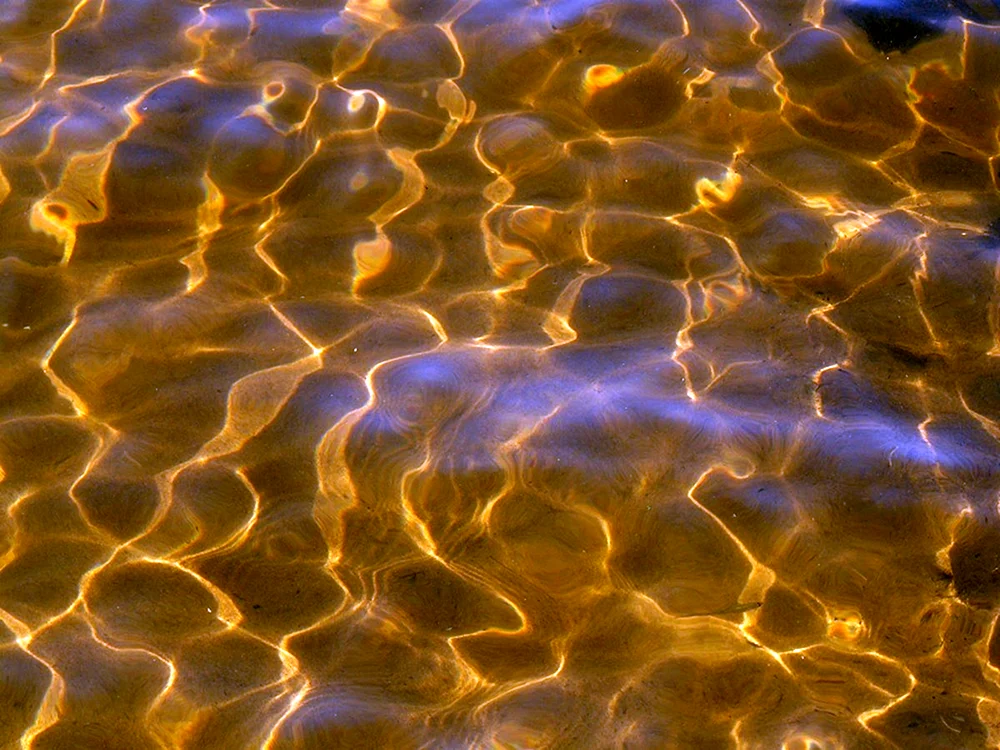 Blendung auf dem Wasser