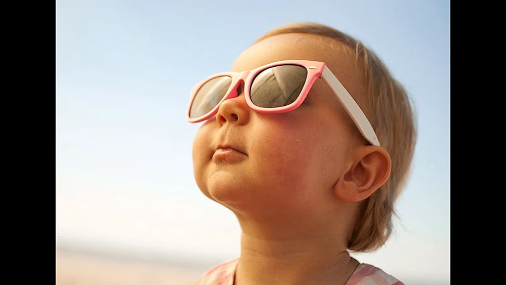 Sonne mit Sonnenbrille