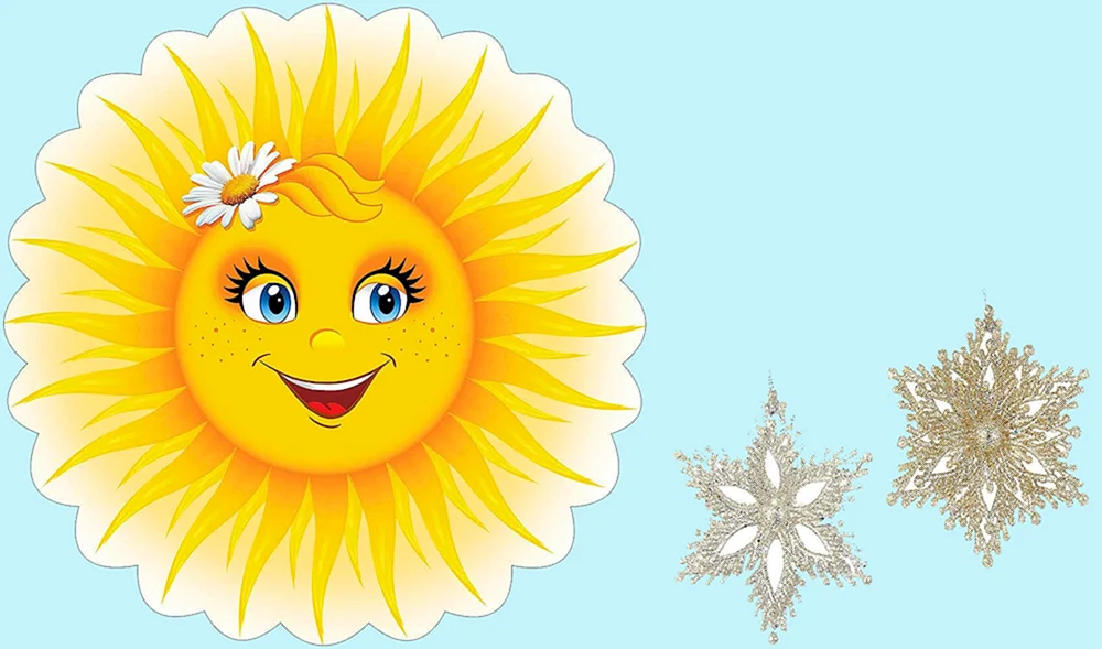 Sonnige Zeichnung