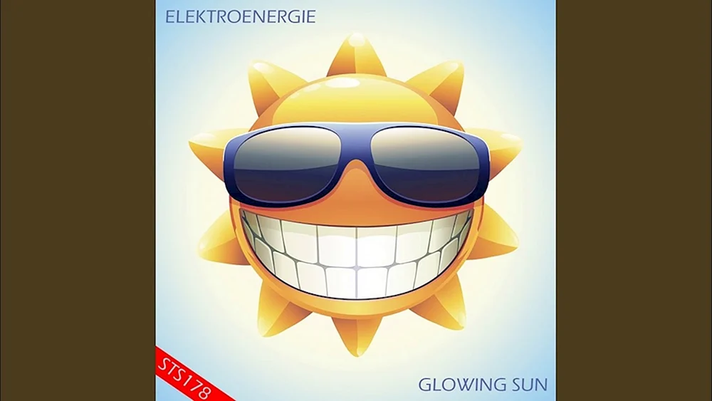 Sonne mit Brille