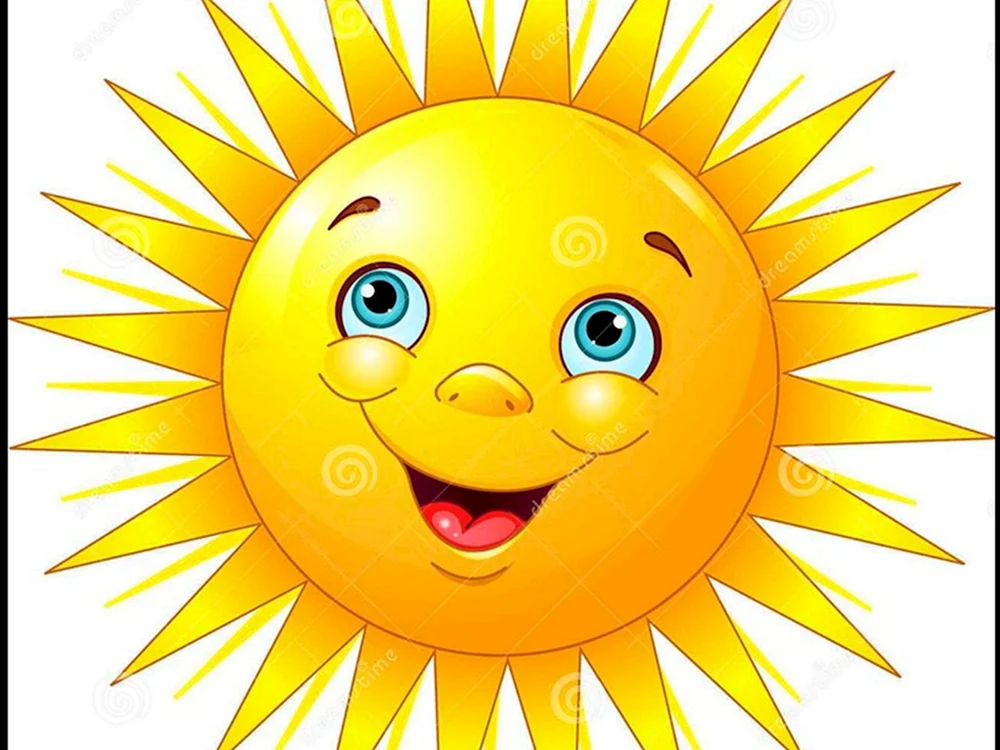 Sonnige Zeichnung