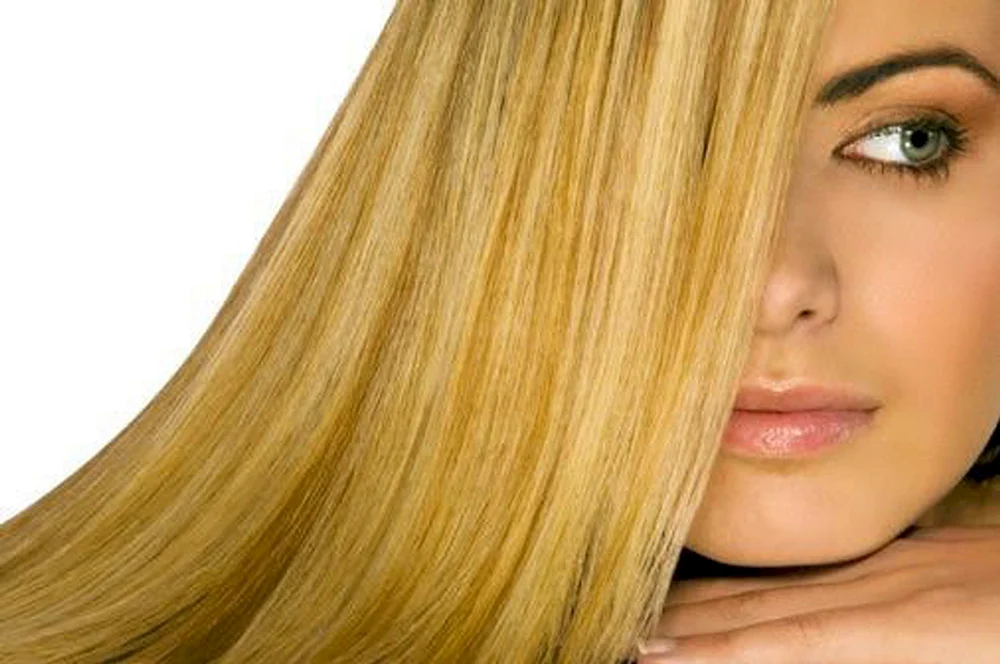 Gelbe Haarfarbe