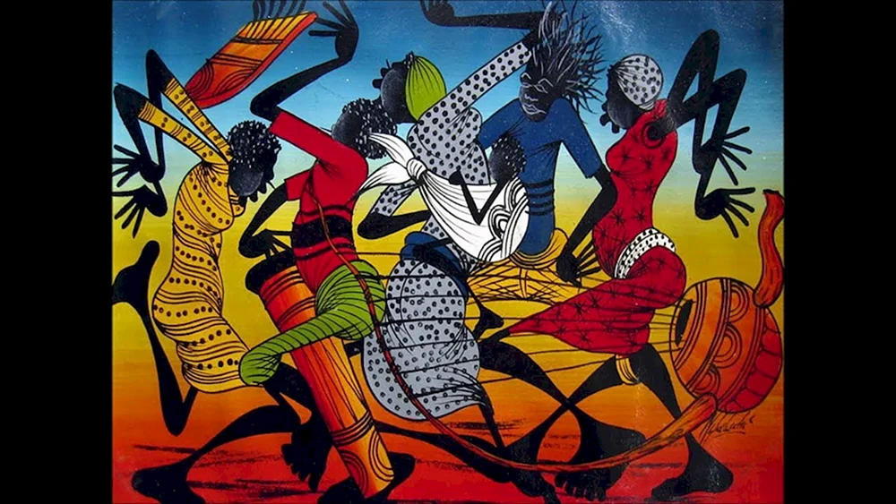 Moderne Malerei von Afrika
