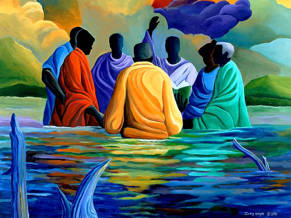 Moderne Malerei von Afrika
