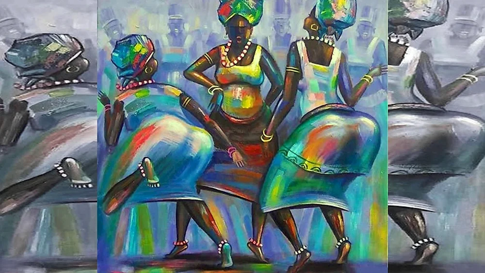 Moderne Malerei von Afrika