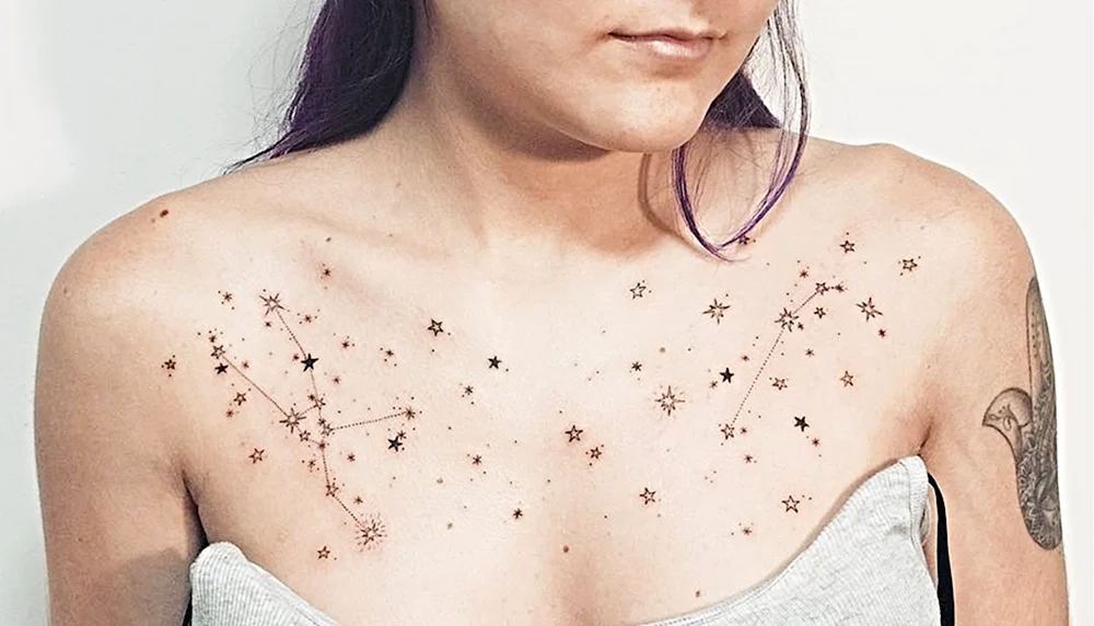 Stier Sternbild Tattoo