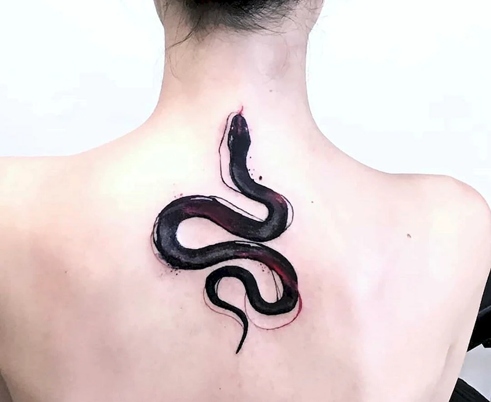 Schlangen-Tattoo
