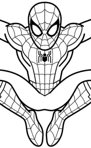 Spiderman Spiderman ausmalen