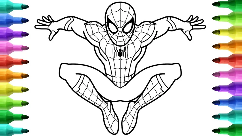 Spiderman Spiderman ausmalen
