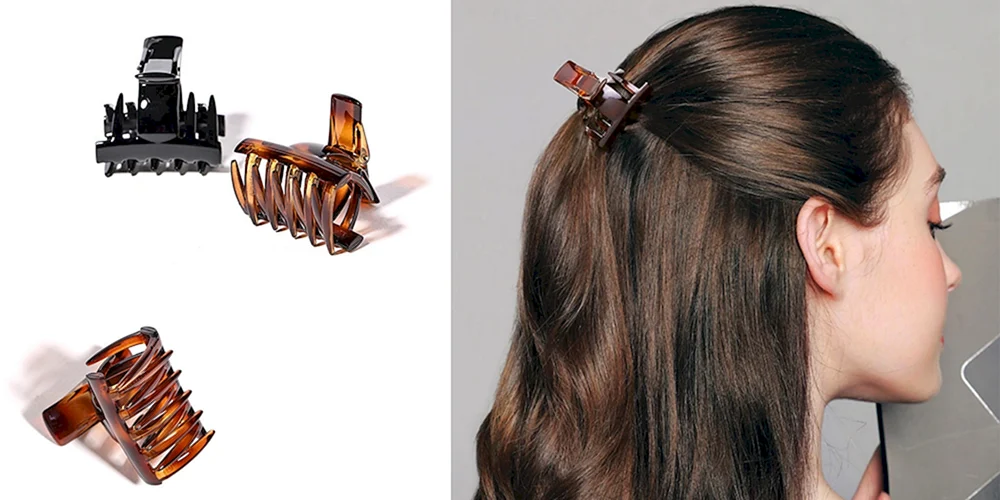 Schöne Frisuren mit einer Krabbenfrisur