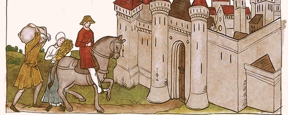 Templer-Hinrichtung Mittelalterliche Miniatur