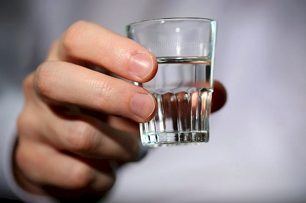 Wodka-Schnapsglas