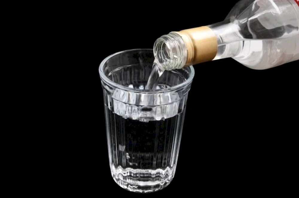 Ein Glas Wodka