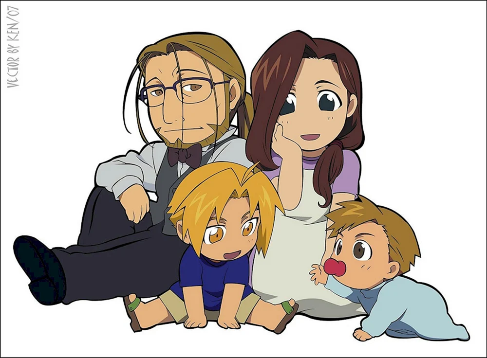 Steel Alchemist Elric Familie