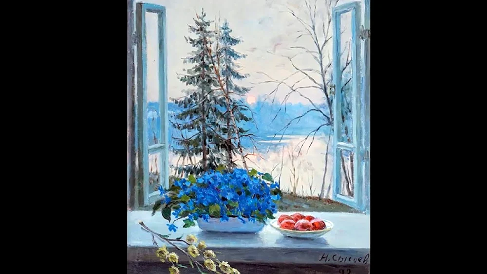 Stanislav Zhukovsky. Osterstillleben. 1915