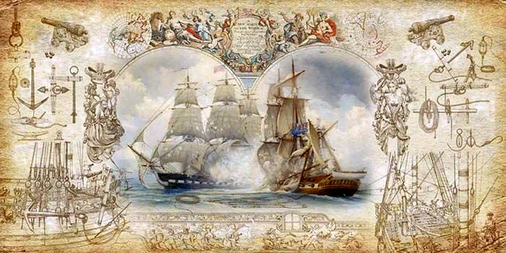 Starin Schiff Zeichnung