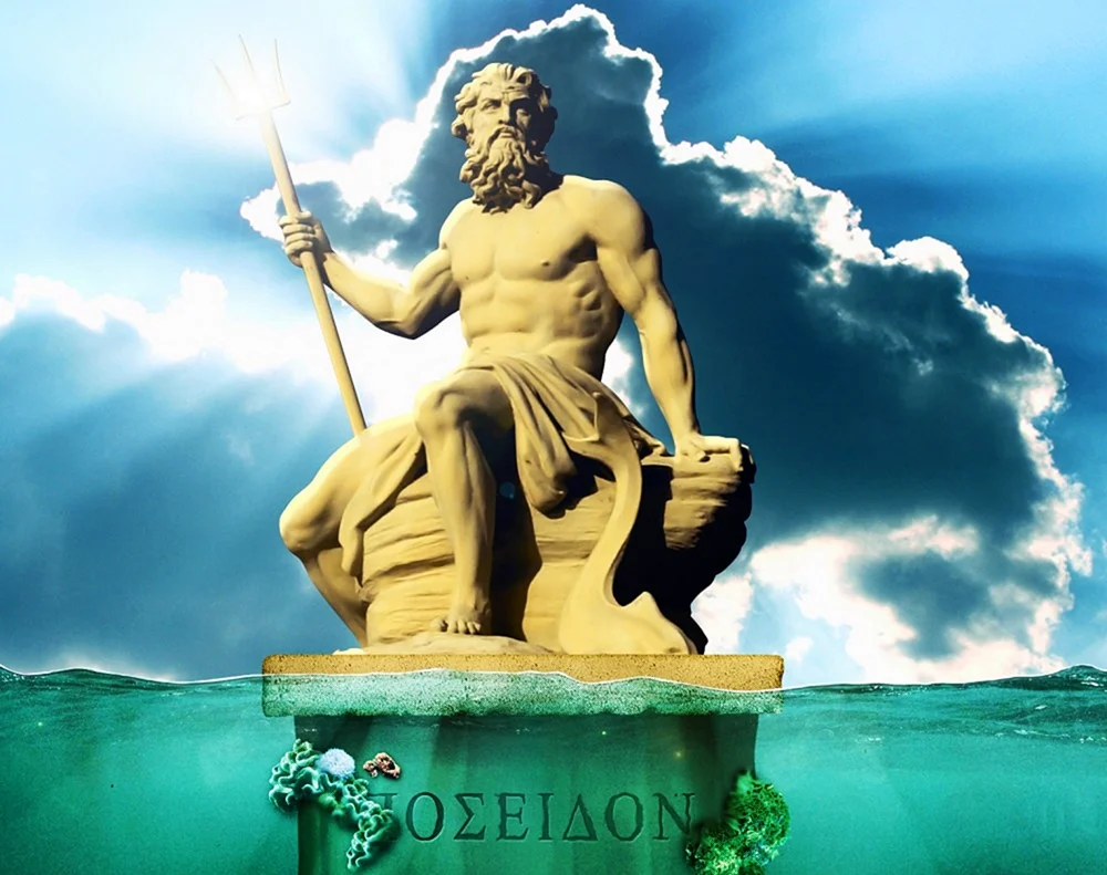 Poseidon Gott des antiken Griechenlands