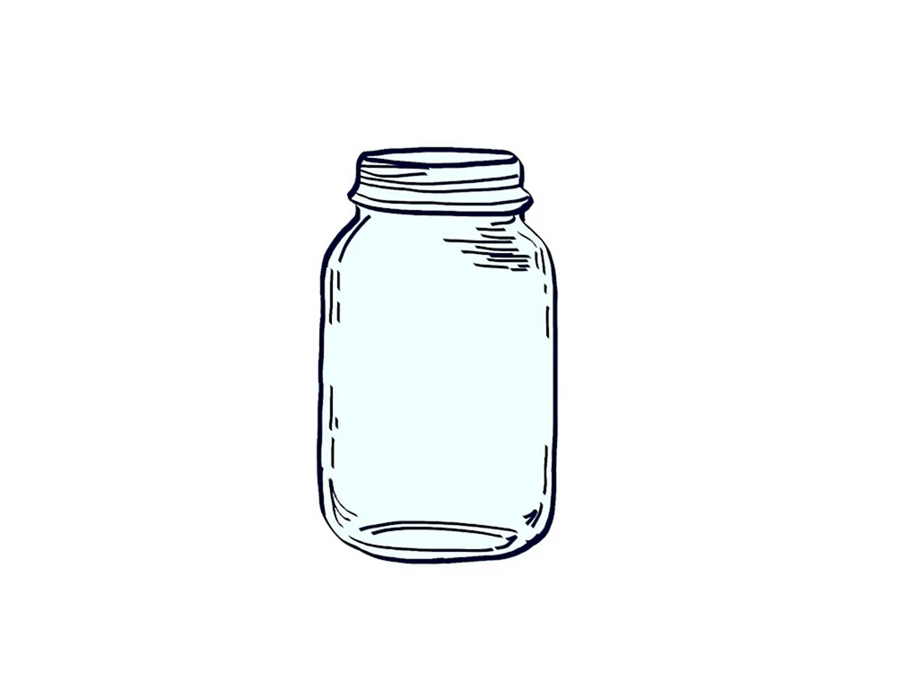 Glasgefäß ausmalen