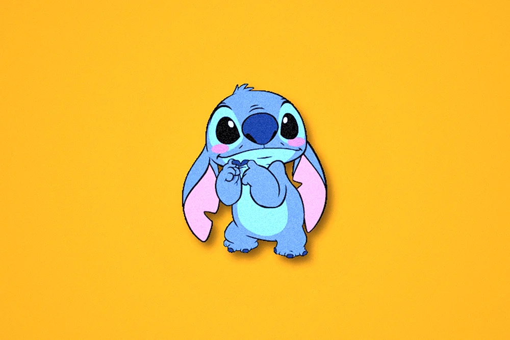 Pink Stitch und blau Stitch