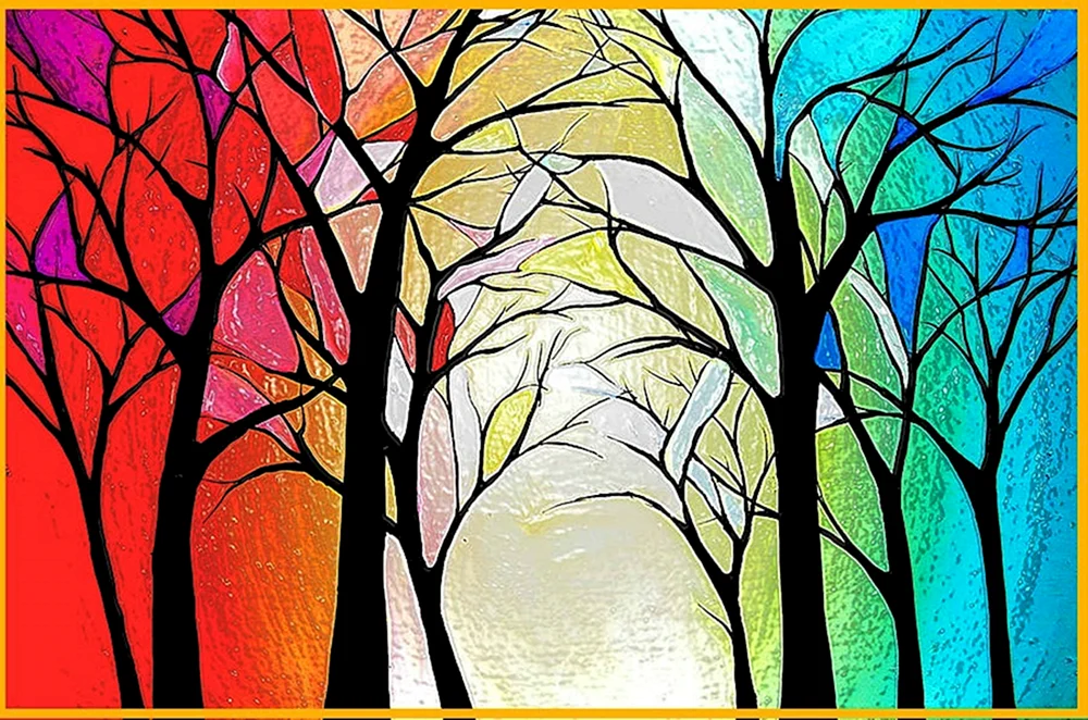 Stylisierte Landschaft