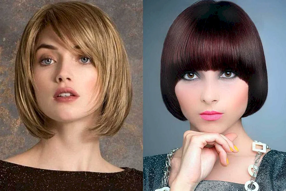 Stylischer Bob mit Pony