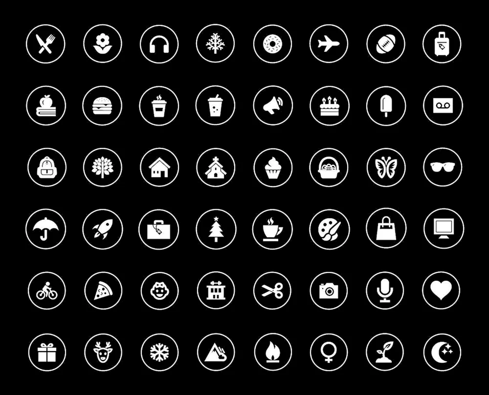 Stylische Icons