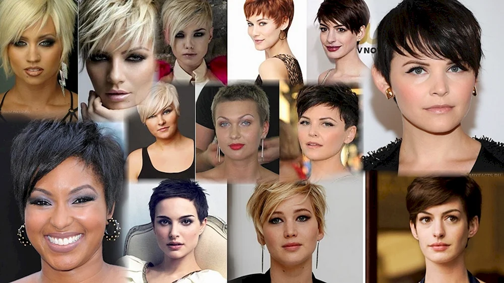 Pixie Haarschnitt für volles Gesicht