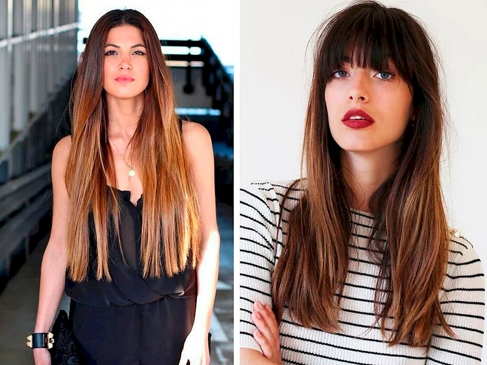 Stylische Haarschnitte für langes Haar