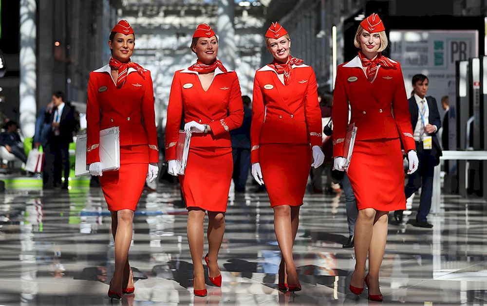 Aeroflot Stewardessen