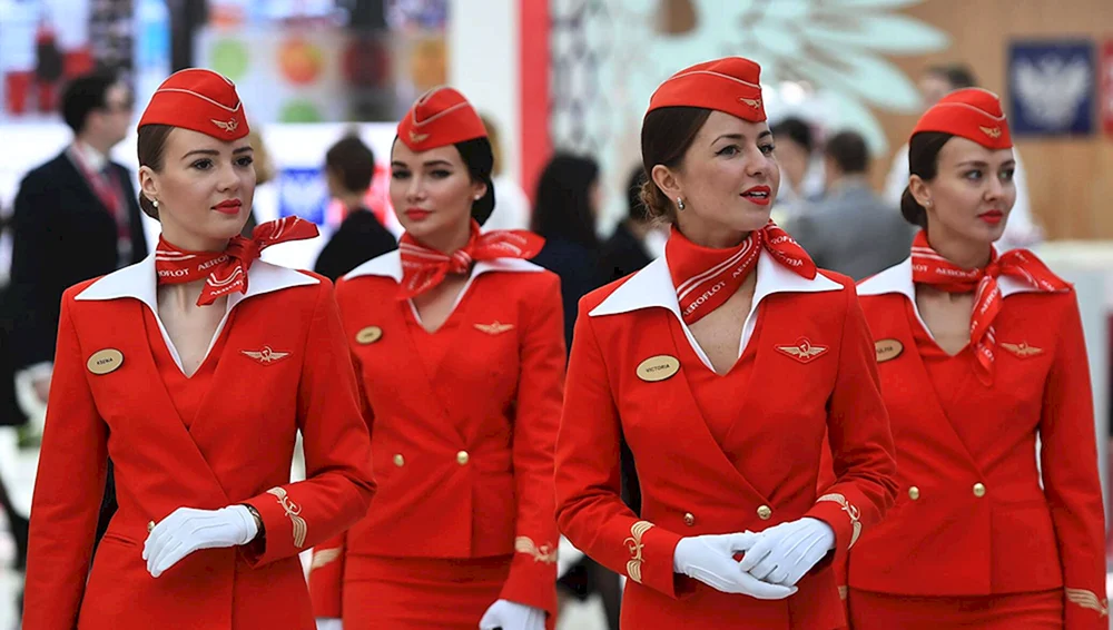 Aeroflot Stewardessen