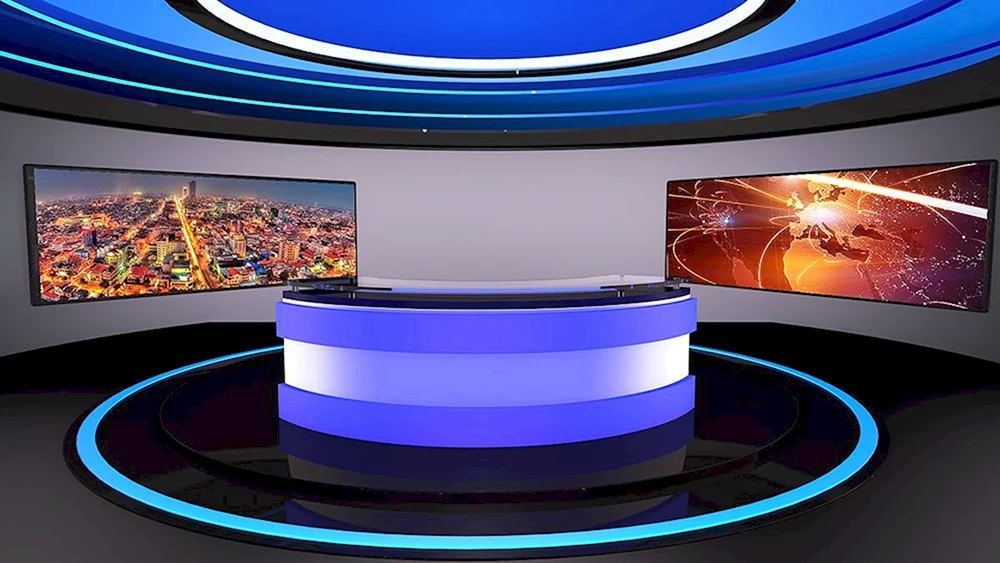 Tisch für TV-Studio