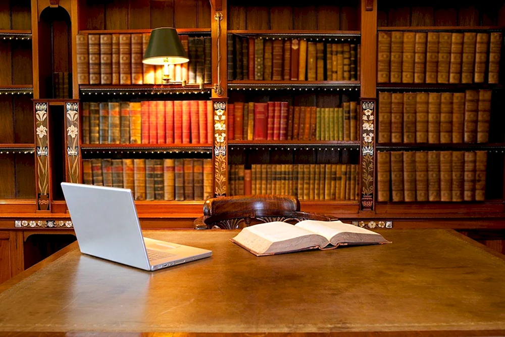 Bibliothekshintergrund