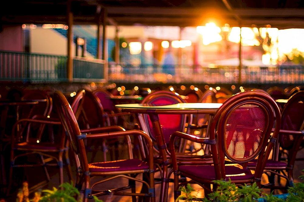 Hintergrund eines Restaurants