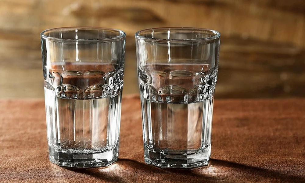 Ein Stillleben mit Wodka.