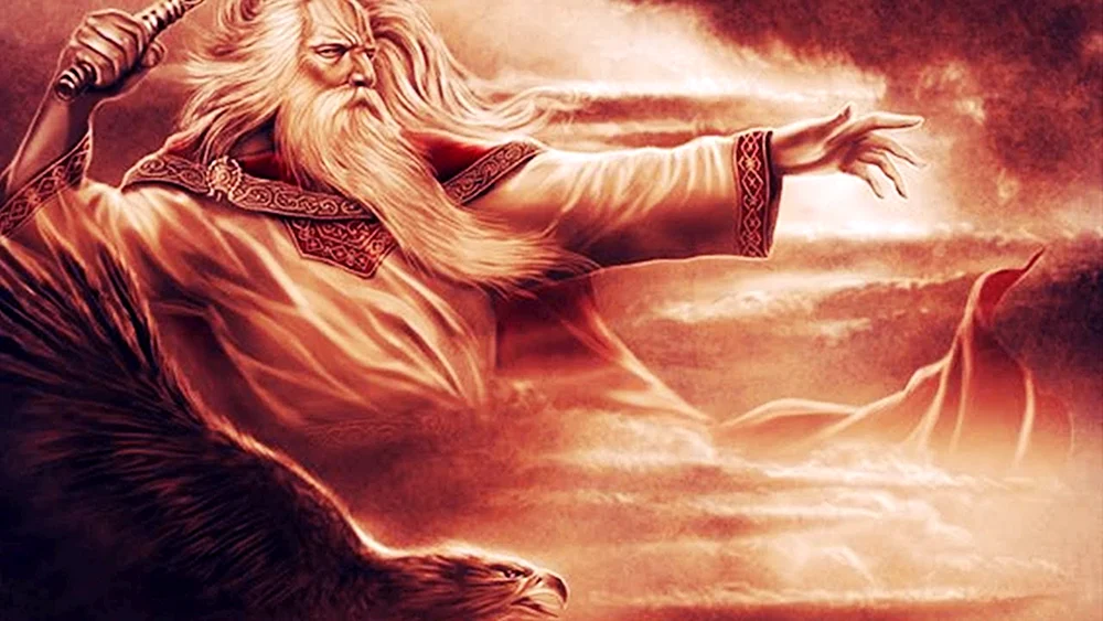 Svarog der slawische Gott.