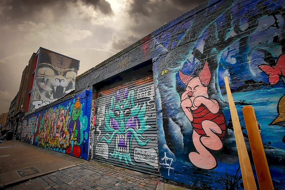 Graffiti an der Wand