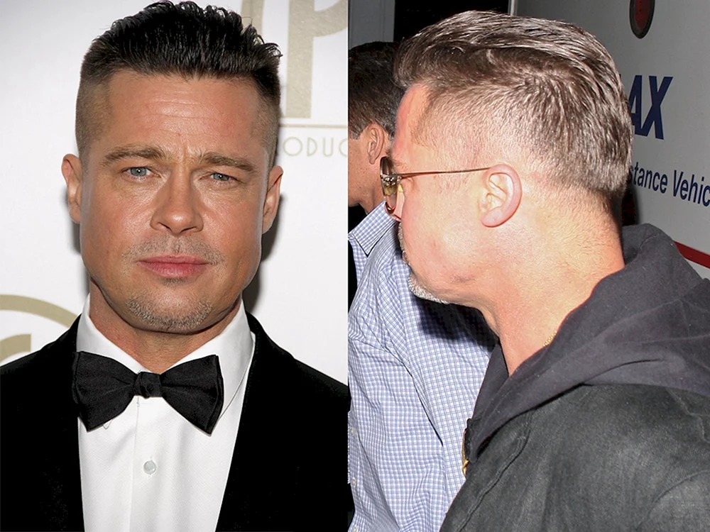 Brad Pitt Wut-Frisur