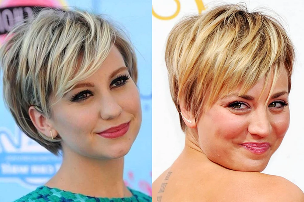 Kurzhaarfrisuren für volle Frauen