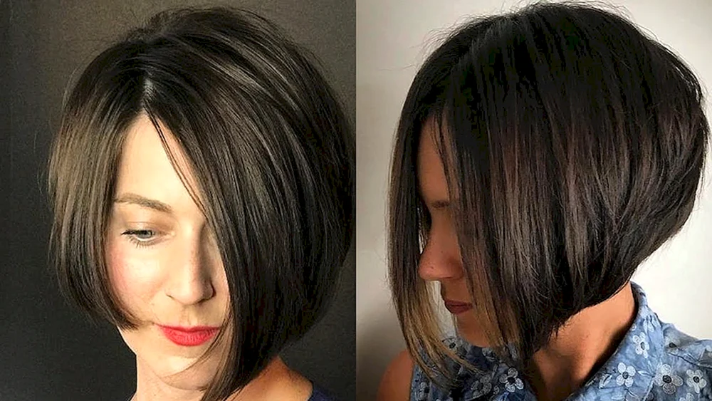 Bob Kaskad Haarschnitt asymmetrisch