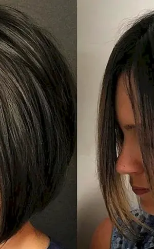 Asymmetrischer Bob Bob Bare Asymmetrie