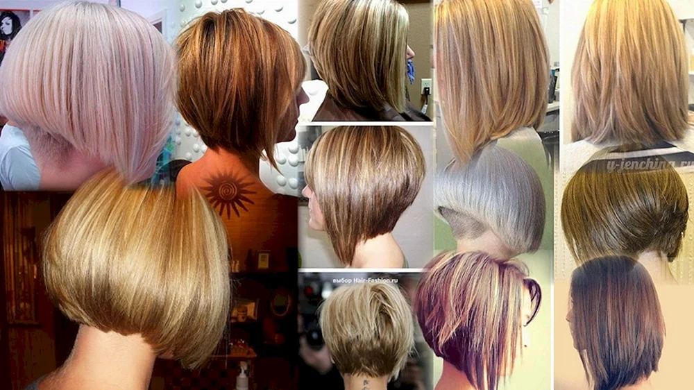 Stufiger Haarschnitt