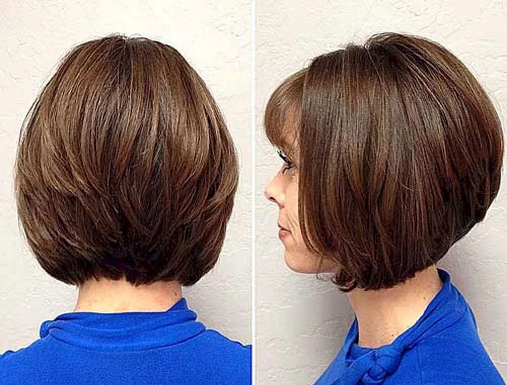 Pixie Hut bob bob bob haircut for medium graduated