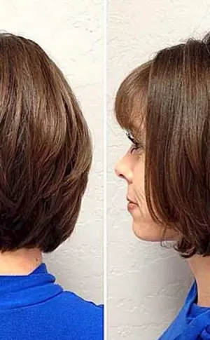 Bob Cascade Haarschnitt für mittellanges Haar