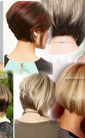Backcombed bob haircut