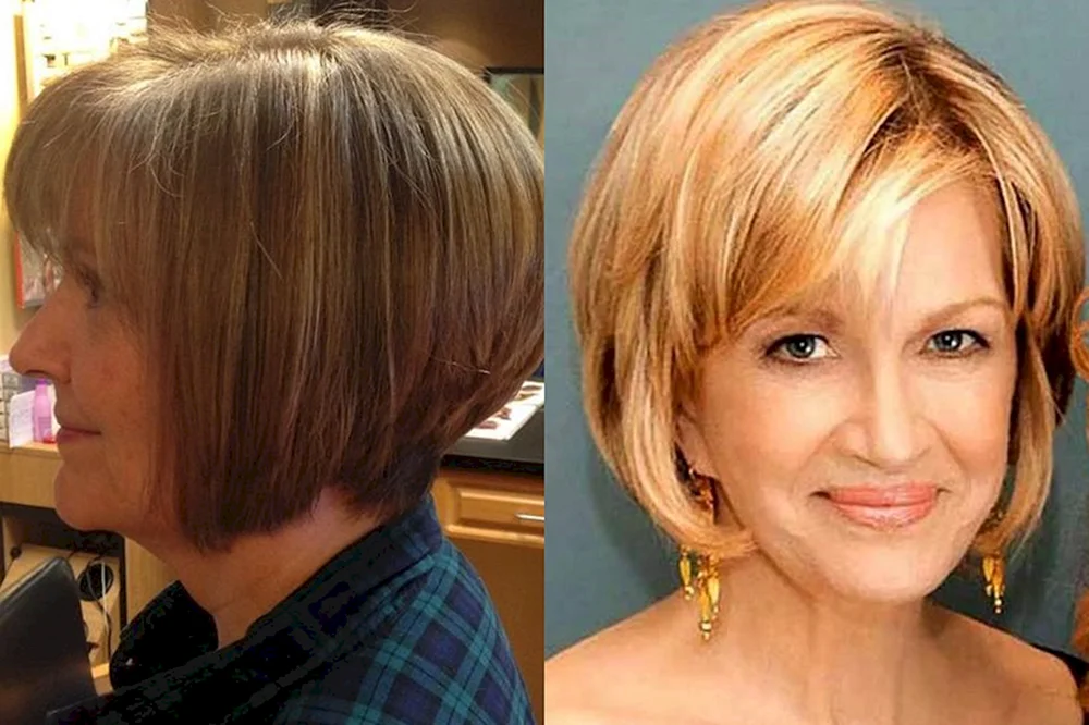 Bob-Haarschnitt- Bob für Frauen nach 50