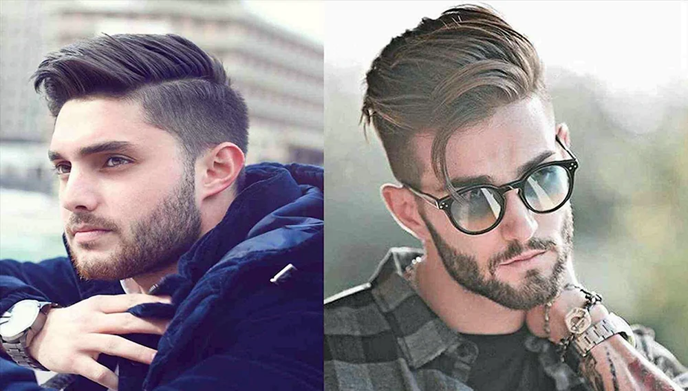 Britischer andercut haircut