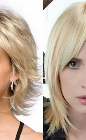 Kaskade filigraner Haarschnitt für kurzes Haar