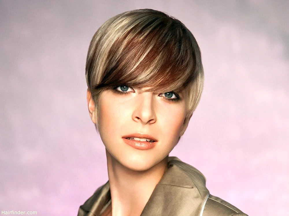 Finish Haus Haarschnitt. Feiner Haushaarschnitt für Frauen Feiner Haushaarschnitt für Frauen Mittelschwerer Haarschnitt mit Pony Pixie Gavroche Haarschnitt Moderne Frisuren Garson Cap Haarschnitt Kurzer Haarschnitt. gewelltes Haar mit Fransen für ein längliches Gesicht